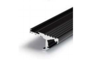LED strip trapprofiel met cover 41,5 mm x 20,6 mm - D10ZWART