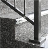 LED strip trapprofiel met cover 41,5 mm x 20,6 mm - D10ZWART