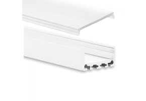 LED strip profiel 20 meter met lage cover 26,79mm x 11,69mm PN4 C1 - Wit
