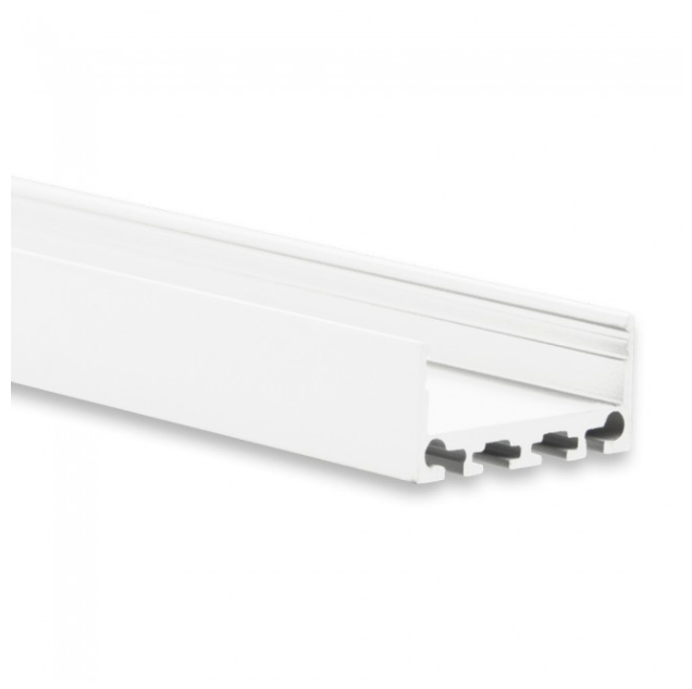LED strip profiel 20 meter met lage cover 26,79mm x 11,69mm PN4 C1 - Wit