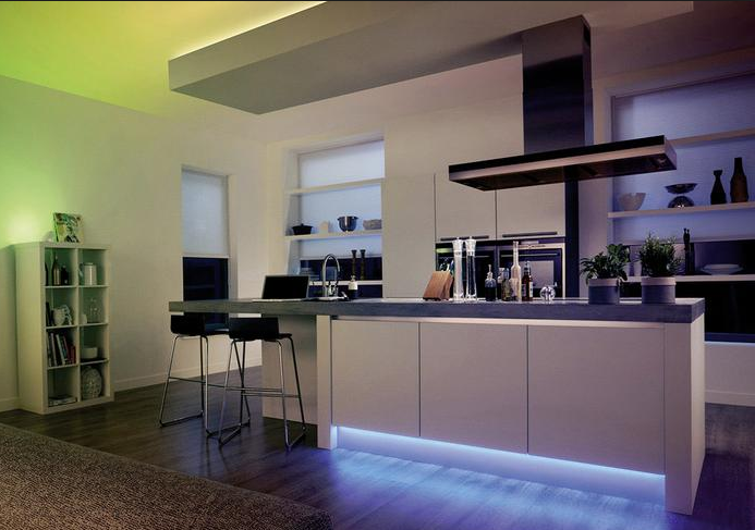 Diagonaal inbouw LED profiel 1 meter met opaal klikafdekking 30 mm x 12.7 mm - C22ALU