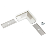 LED strip profiel hoekstuk wit t.b.v. LED strip profiel C14WIT