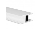 LED strip profiel Up Down - 2 meter met cover 46 mm x 18.5 mm - VA2 WIT