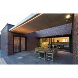 PN6V2 hoog LED opbouwprofiel - Geanodiseerd aluminium - afdekking naar keuze