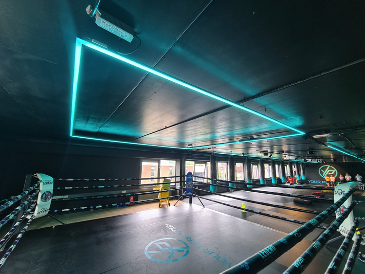 PN6V2 hoog LED opbouwprofiel - Geanodiseerd aluminium - afdekking naar keuze