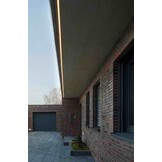 PN6V2 hoog LED opbouwprofiel - Geanodiseerd aluminium - afdekking naar keuze