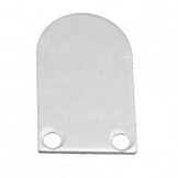 2 x LED strip profiel eindkapjes inclusief schroeven PL6 C2 Spica