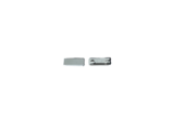 WIDE24 G/W LED strip profiel eindkap zonder kabeldoorvoer - WIT