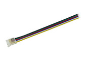 COB LED strip connector RGBCCT 1 zijdig – soldeervrij – klik connector – 12mm COB