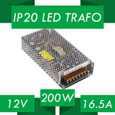 LED driver 200 watt 12 volt 16,5 Ampère - IP20