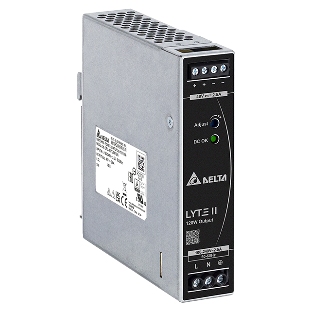 48 volt LED driver DIN 120W 2.5A CV – IP20