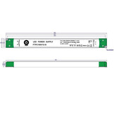 SLIM LED driver 100 watt 24 volt 4,17 Ampère - IP20 - compact - FTPC100V24-S2