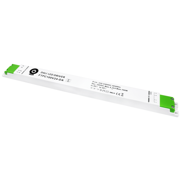 SLIM DALI LED voeding 100 watt 24 volt 4,16 Ampère - IP20 - compact - FTPC100V24-DA