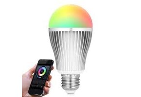 Instelbare E27 LED lamp 12watt RGB+CCT (RGBCCT &amp; 2700K-6500K)