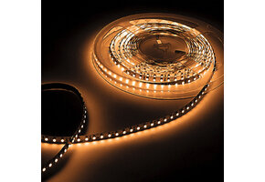 Waterdichte LED strip 24 Volt 2700k extra warm wit 6W 630LM 60LED p/m IP65 - 5 meter