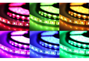 Waterdichte RGBWW LED strip 960 lm/meter 17W IP65 24VDC 5m