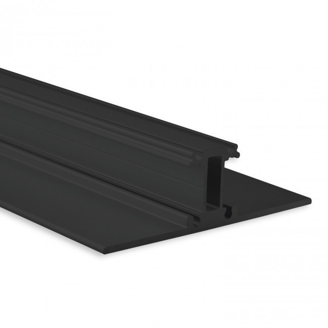 LED strip profiel Up Down - met cover 21,3 mm x 70 mm - UpDown01Zwart