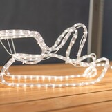 Arrenslee met rendier 2 delige set 140cm voor buiten! 504 LED - L