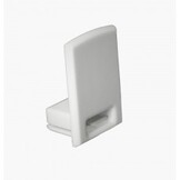 Eindkap voor LED Strip profielen met kabeldoorvoer - 15.1ALU