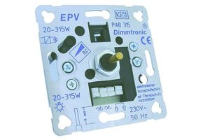 Triac dimbare inbouw wanddimmer 1 - 200 VA