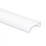 3 meter Losse LED strip profiel cover - Opaal - 12,4mm 01, 02, 03, 08, stuc100, stuc200, gips100, gips200