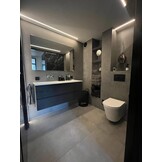 LED stucprofiel 2,5 meter inclusief klikcover 57 mm x 11 mm - STUC200