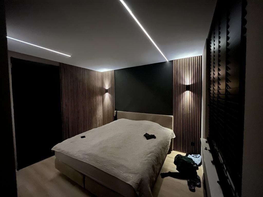 LED stucprofiel 3 meter inclusief klikcover 57 mm x 11 mm - STUC200