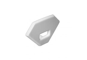 Eindkap voor LED strip profiel met kabeldoorvoer 11ALU