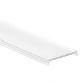 6 meter Losse LED strip profiel cover – Opaal – 25,8mm - C1