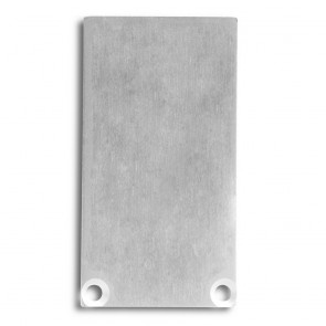 2 x LED strip profiel eindkapjes inclusief schroeven PN7V2.C3 - ALU - afdekking naar keuze