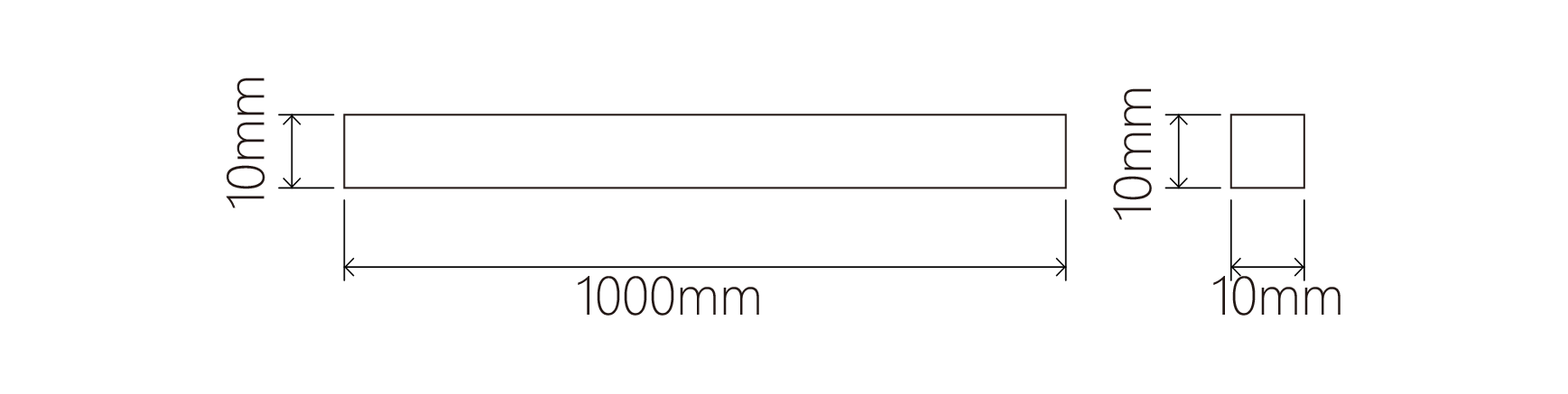 Dual white LED strip voor trappen inclusief profiel 100cm - BS-L2