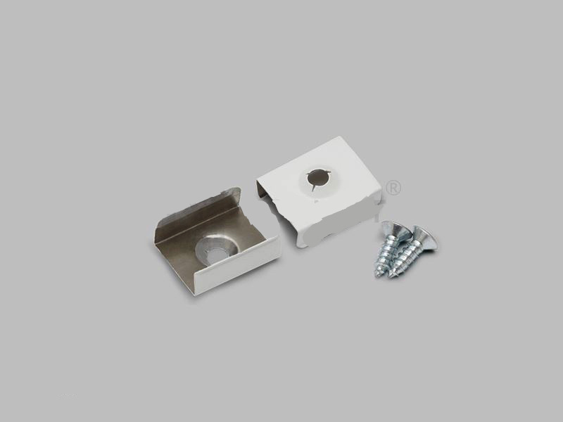 Montageklem voor LED strip profielen SLIM8 AC2/Z - SMART10 AC2/Z - 1 Stuk - WIT