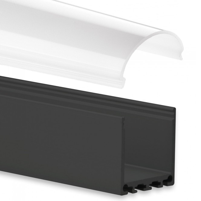 Sample LED strip profiel XL06-ZWART