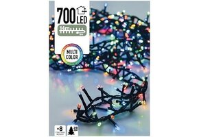 Cluster Kerstverlichting - multi color - 14 meter – 700 LED