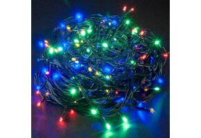 Kerstverlichting multi color 20 meter met 8 lichtstanden – 200 LED - LUKSUS