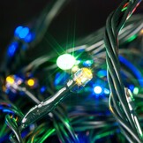 Kerstverlichting multi color 20 meter met 8 lichtstanden – 200 LED - LUKSUS