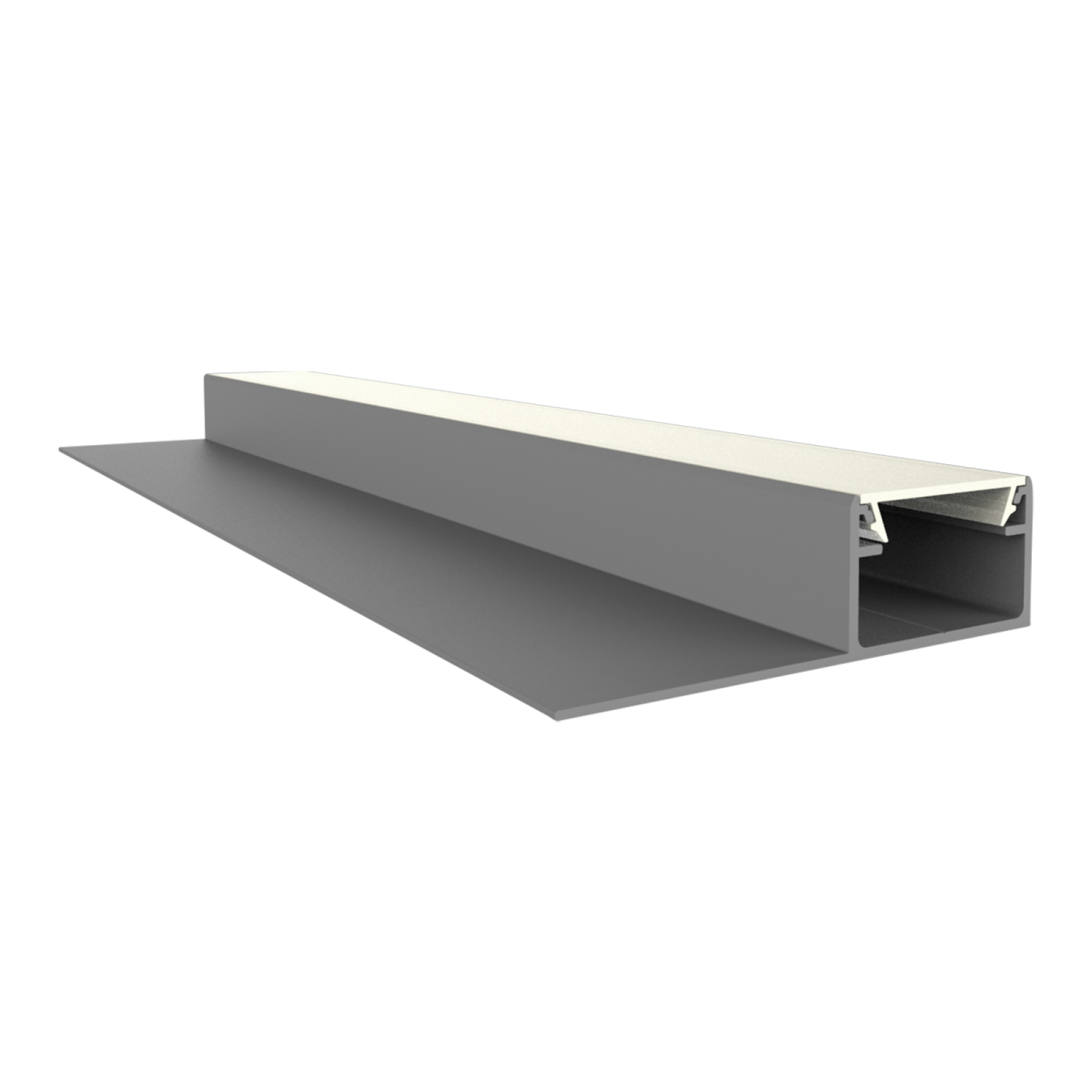 LED gipsplaat profiel inclusief opaal klikafdekking 50,14mm x 14,09mm - GIPS300