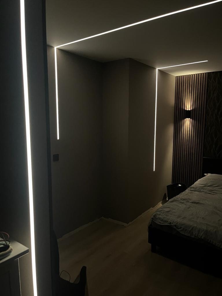 LED gipsplaat profiel inclusief opaal klikafdekking 50,14mm x 14,09mm - GIPS300