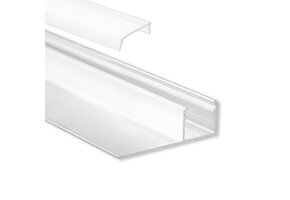 TBP4 LED gipsprofiel - Geanodiseerd aluminium - afdekking naar keuze