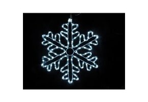 LED sneeuwvlokken verlichting koel wit 4,5 meter LED lampjes - waterdicht