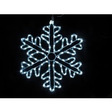 LED sneeuwvlokken verlichting koel wit 4,5 meter LED lampjes - waterdicht