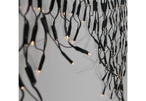 Luksus - Net kerstverlichting - Netverlichting met flash functie - 296 LED lampjes 300cm lang x 60 centimeter hoog - warm wit - ip44 voor binnen en buiten