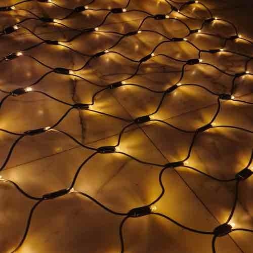 1,5 x 8 meter net kerstverlichting - 960 LEDs - warm wit - IP67 waterdicht - PRO LUKSUS