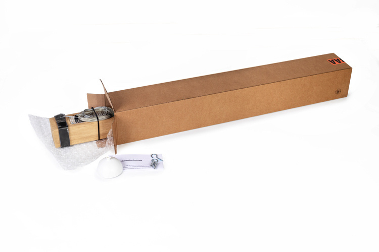LED eikenhouten hanglamp - 120cm - Dual White - 2700k - 6500k