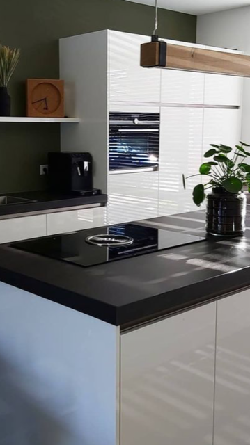 LED eikenhouten hanglamp - 100cm - Dual White - 2700k - 6500k