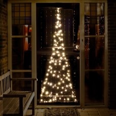 Kerstverlichting voor aan een deur 120 leds 210 centimeter
