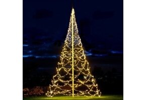 Kerstboom voor in een vlaggenmast 2000 lampjes 10 meter hoog