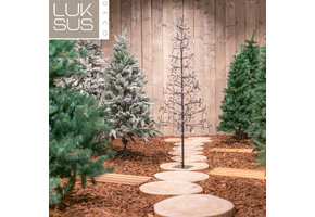 LED kerstboom figuur 280 LED warm wit 150cm hoog