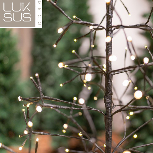 LED kerstboom figuur 280 LED warm wit 150cm hoog