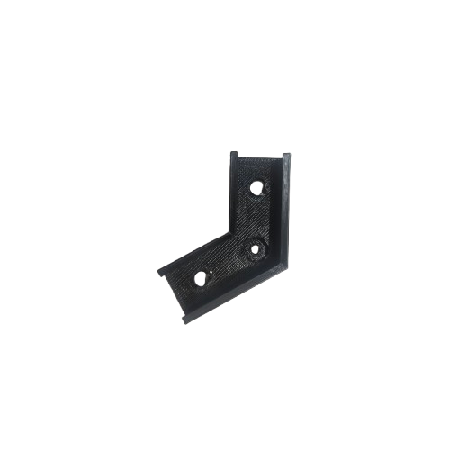 Hoek verbinder 120 graden voor Zwart LED profiel 301ZWART